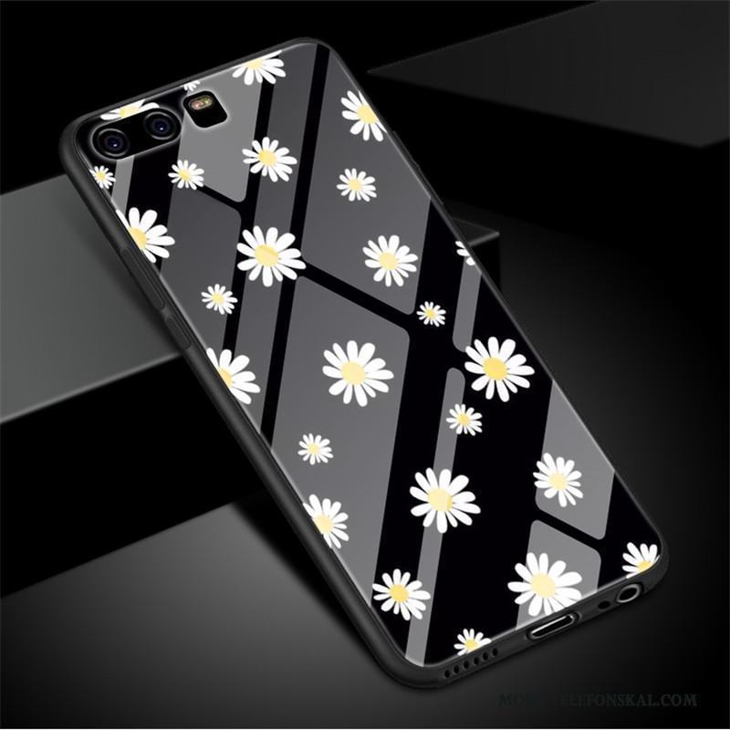 Huawei P10 Plus Fallskydd Grön Blommor Fodral Skal Telefon Silikon All Inclusive