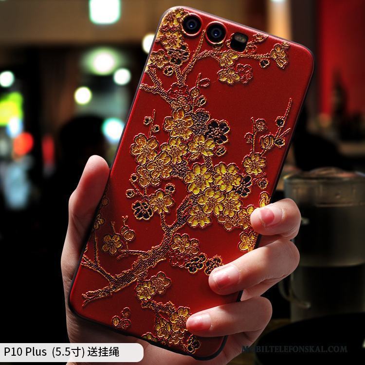 Huawei P10 Plus Fallskydd Kinesisk Stil Fodral All Inclusive Trend Kreativa Skal Telefon