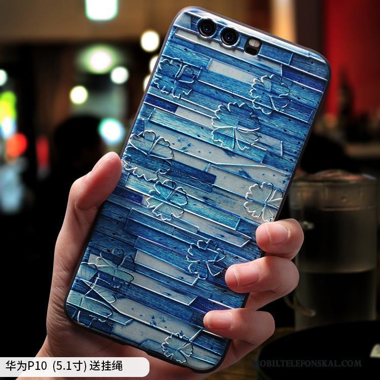 Huawei P10 Plus Fallskydd Personlighet Kreativa Skal Telefon Nubuck Silikon Gul