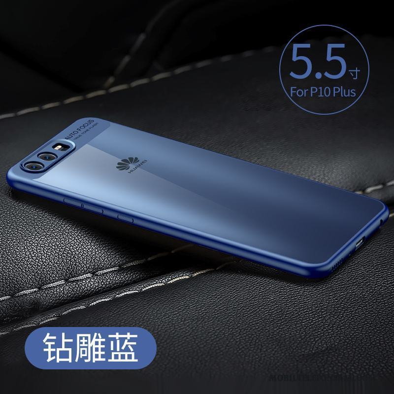 Huawei P10 Plus Fodral Skal Telefon Silikon Fallskydd Transparent Personlighet Svart
