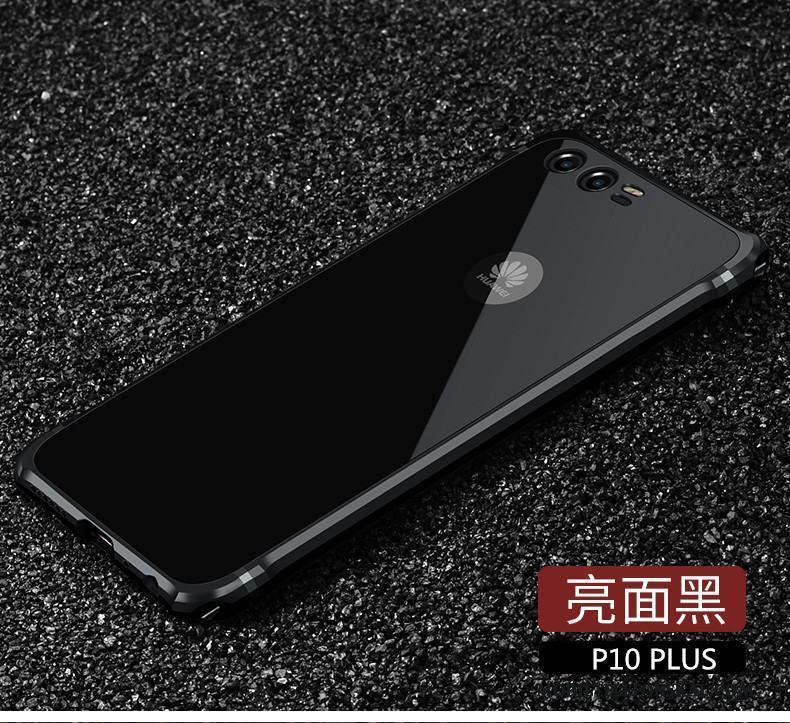 Huawei P10 Plus Fodral Skydd Röd Metall Fallskydd Trend Skal Telefon