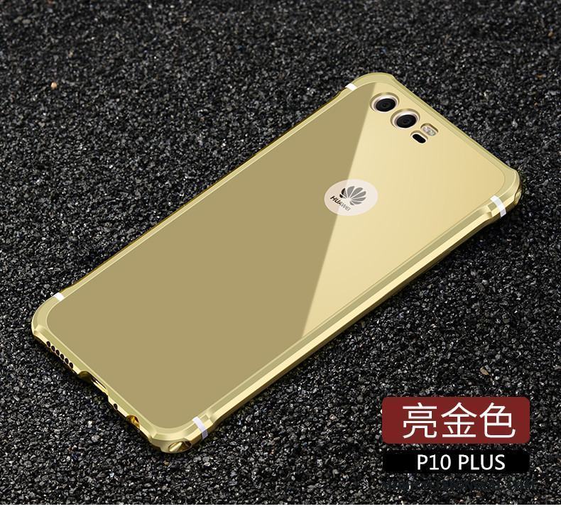 Huawei P10 Plus Fodral Skydd Röd Metall Fallskydd Trend Skal Telefon