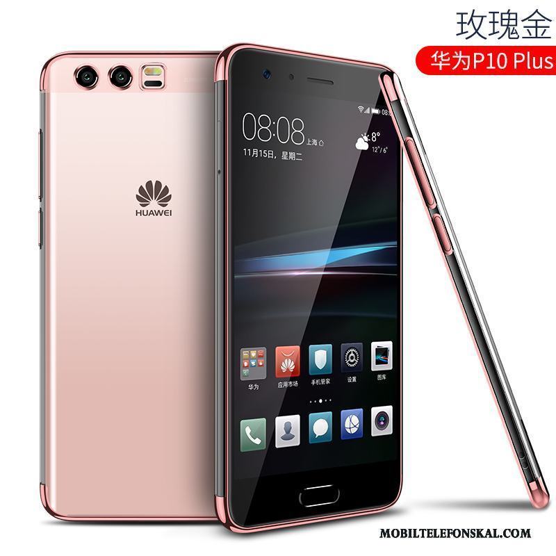 Huawei P10 Plus Fodral Transparent Silikon Trend Personlighet Skal Telefon Fallskydd