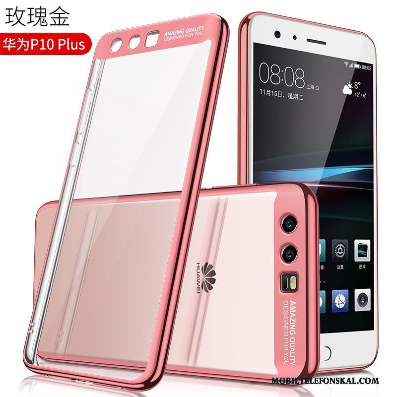 Huawei P10 Plus Fodral Transparent Silikon Trend Personlighet Skal Telefon Fallskydd