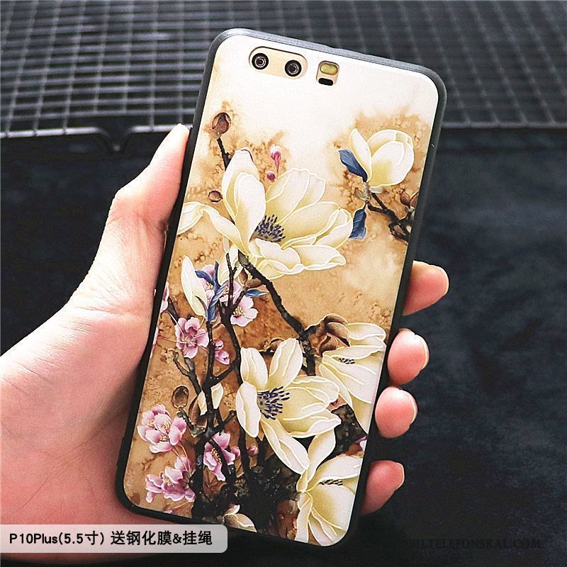 Huawei P10 Plus Kreativa Skal Telefon Personlighet Fallskydd Silikon Fodral Rosa