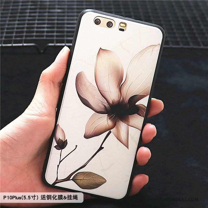 Huawei P10 Plus Kreativa Skal Telefon Personlighet Fallskydd Silikon Fodral Rosa