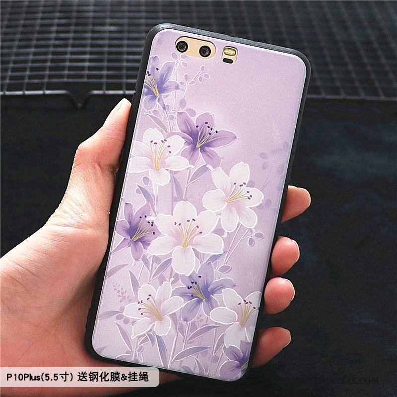 Huawei P10 Plus Kreativa Skal Telefon Personlighet Fallskydd Silikon Fodral Rosa