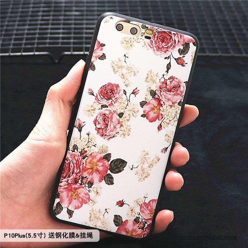 Huawei P10 Plus Kreativa Skal Telefon Personlighet Fallskydd Silikon Fodral Rosa