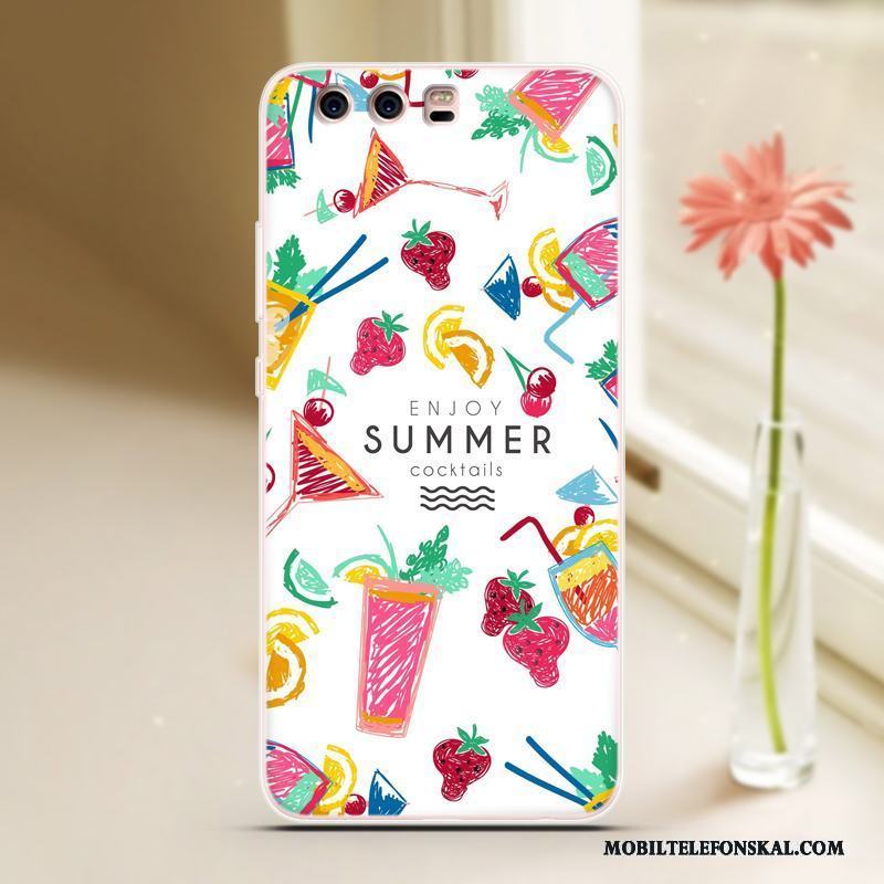 Huawei P10 Plus Skal Ljusblå Silikon Fodral Kreativa Tecknat Skydd Trend