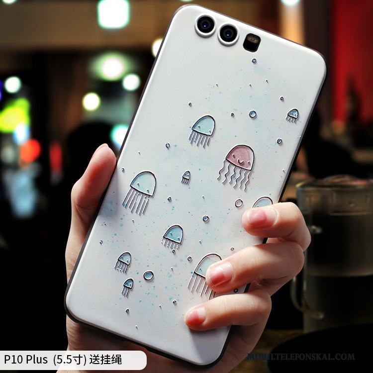 Huawei P10 Plus Skal Slim Ljus Kreativa Konst Silikon All Inclusive Fodral