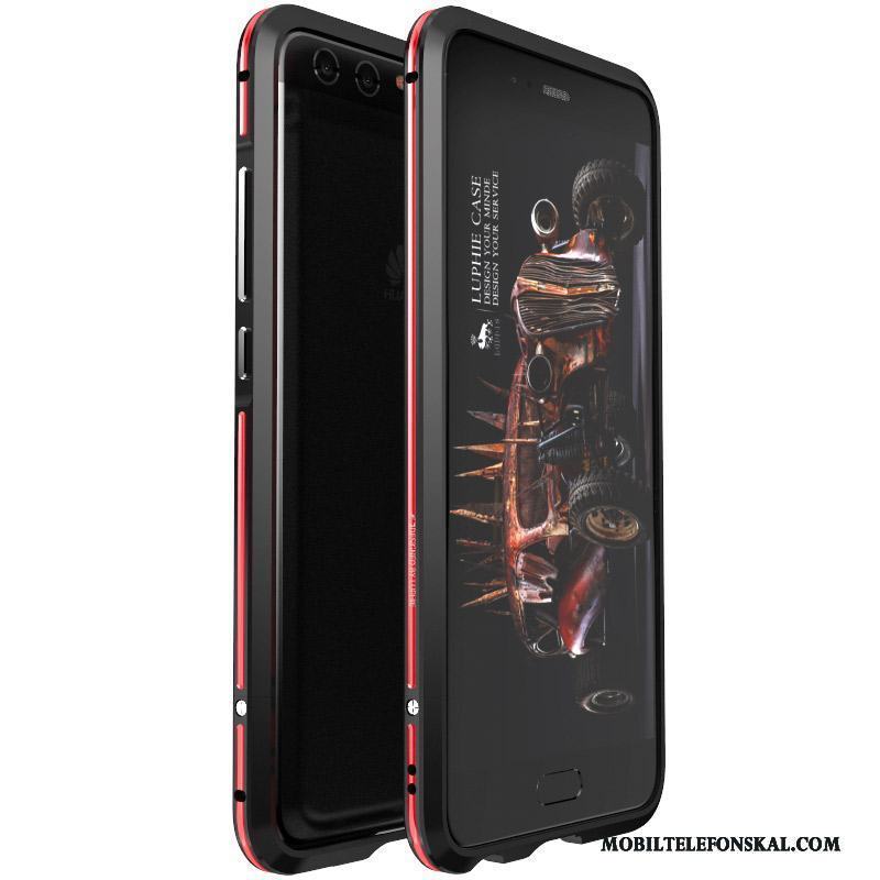 Huawei P10 Plus Skal Telefon Blå Metall Skydd Ungdom Fodral Frame