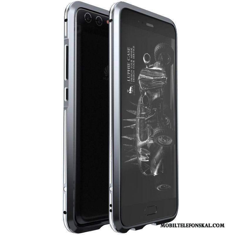 Huawei P10 Plus Skal Telefon Blå Metall Skydd Ungdom Fodral Frame