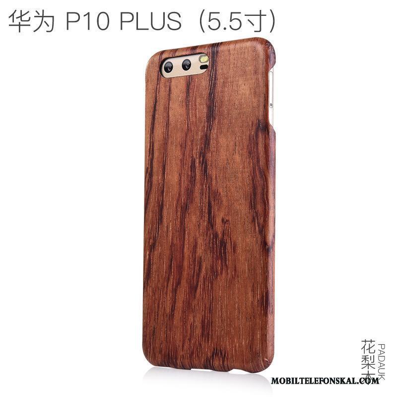 Huawei P10 Plus Skydd Kreativa Wood Skal Telefon Trä Tunn Fodral