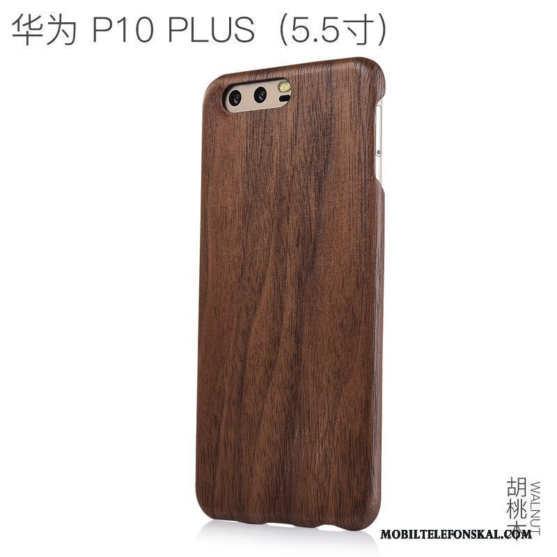 Huawei P10 Plus Skydd Kreativa Wood Skal Telefon Trä Tunn Fodral