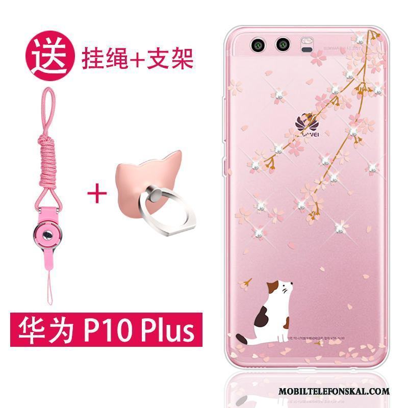 Huawei P10 Plus Transparent Hängsmycken Skal Telefon Fodral Mjuk All Inclusive Fallskydd