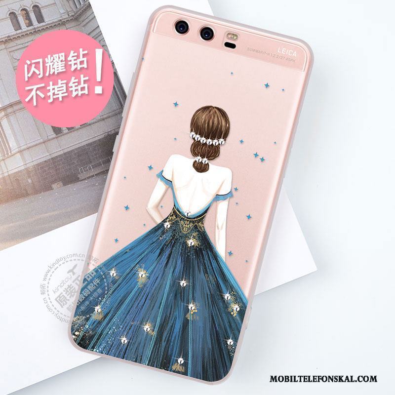 Huawei P10 Plus Trend Strass Kreativa Personlighet Skydd Silikon Skal Telefon