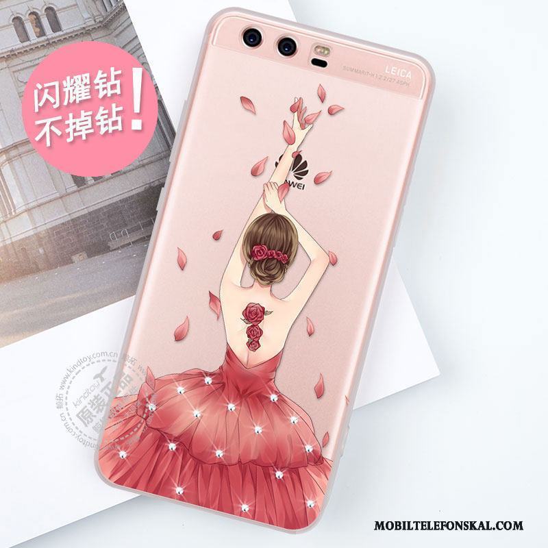 Huawei P10 Plus Trend Strass Kreativa Personlighet Skydd Silikon Skal Telefon