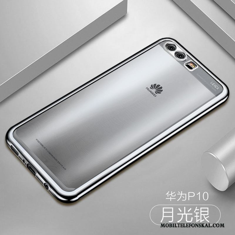 Huawei P10 Silikon Fallskydd Skal Telefon Rosa Guld Kreativa Fodral Plating