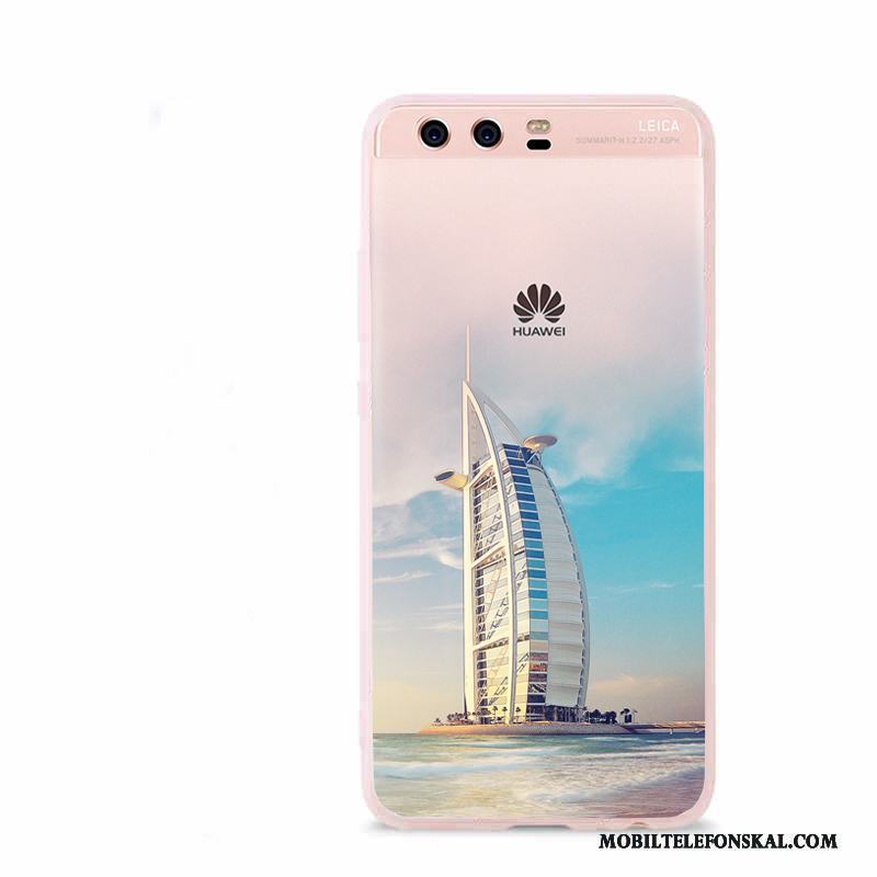 Huawei P10 Skal Mjuk Kreativa Mobil Telefon Landskap Skydd Fodral Fallskydd