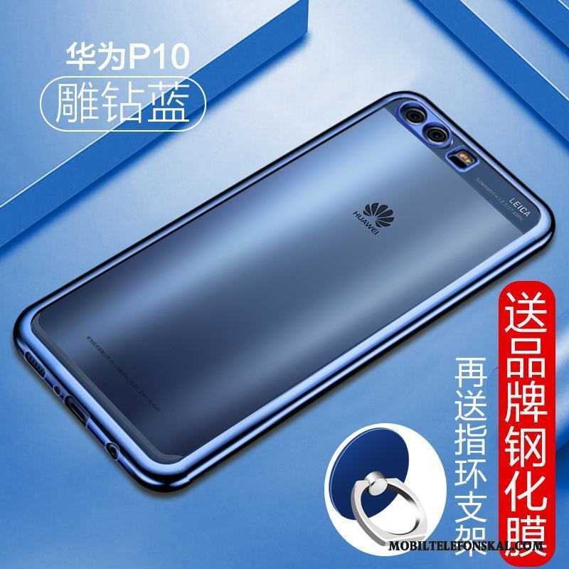 Huawei P10 Skal Silver Personlighet Skydd Transparent Trend Fodral All Inclusive