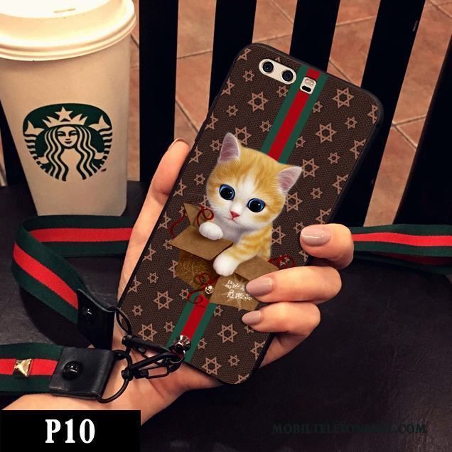 Huawei P10 Skal Telefon Silikon All Inclusive Färg Personlighet Hård Fallskydd