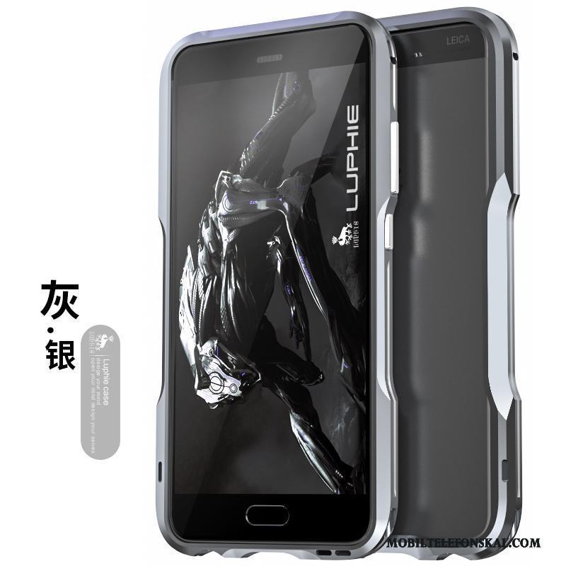 Huawei P10 Skydd Metall Grön Skal Telefon Fodral Kreativa Fallskydd