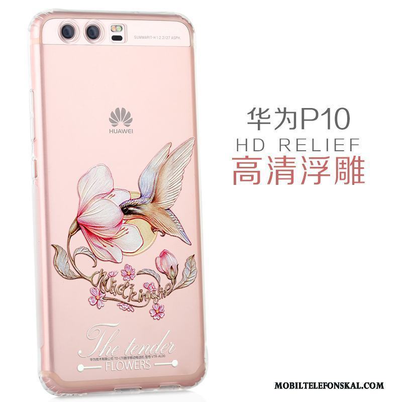 Huawei P10 Tecknat Personlighet Silikon Skal Telefon Vacker Skydd Transparent