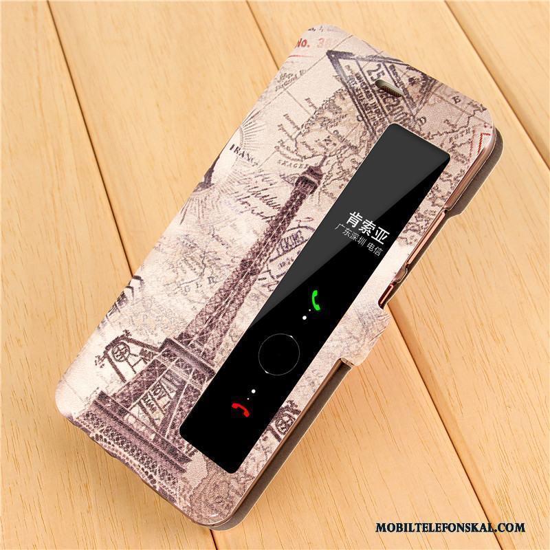 Huawei P10 Täcka Läderfodral Super Söt Skydd Skal Telefon Rosa