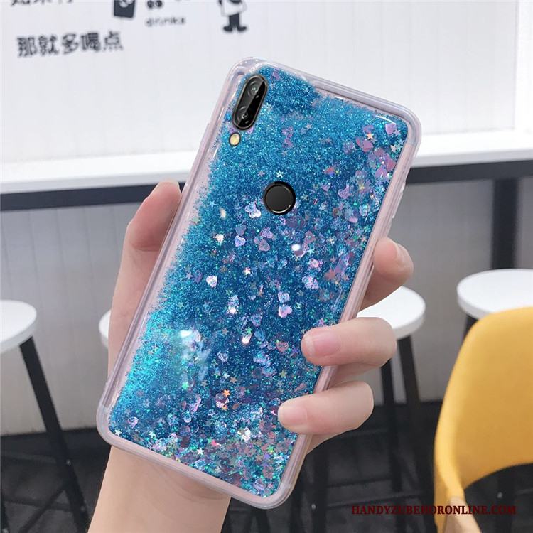 Huawei P20 Lite Skal Telefon Mjuk Fodral Trend Kvicksand Fallskydd Grön