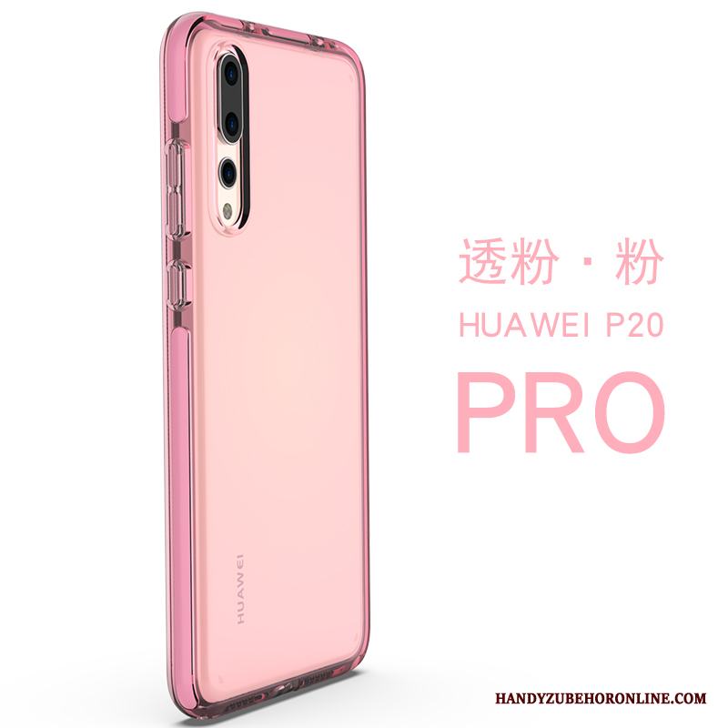 Huawei P20 Pro Skal Svart Hemming Mjuk Högt Utbud Silikon Personlighet Fallskydd