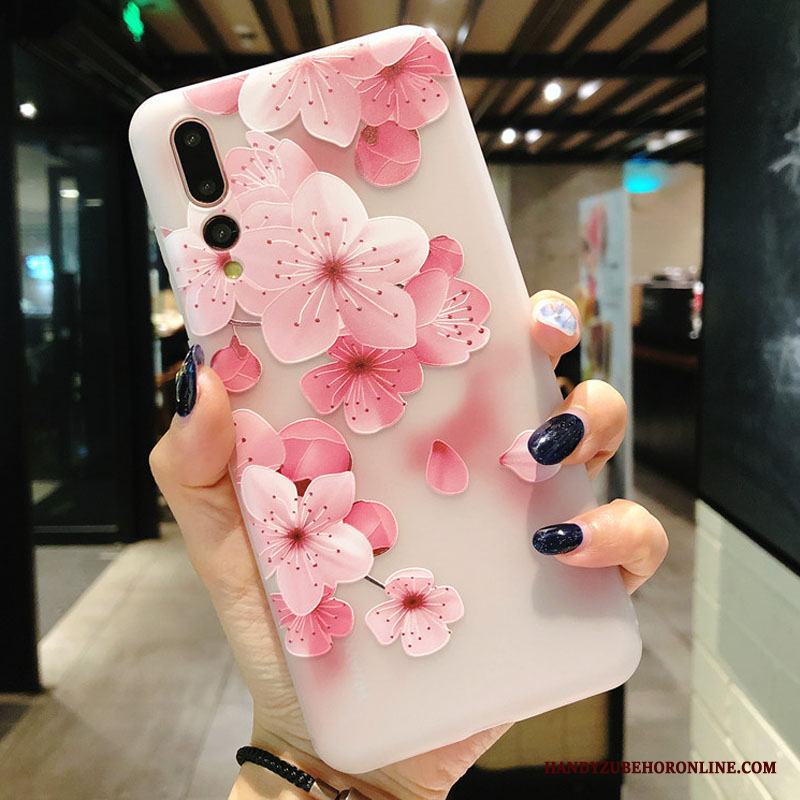 Huawei P20 Pro Skal Telefon Slim Fodral Hängsmycken Rosa Fallskydd All Inclusive