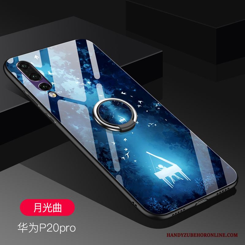 Huawei P20 Pro Skydd Fodral Net Red Skal Telefon Glas Purpur Trend