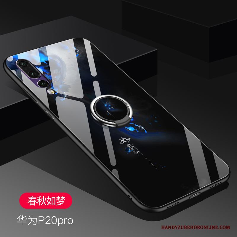 Huawei P20 Pro Skydd Fodral Net Red Skal Telefon Glas Purpur Trend