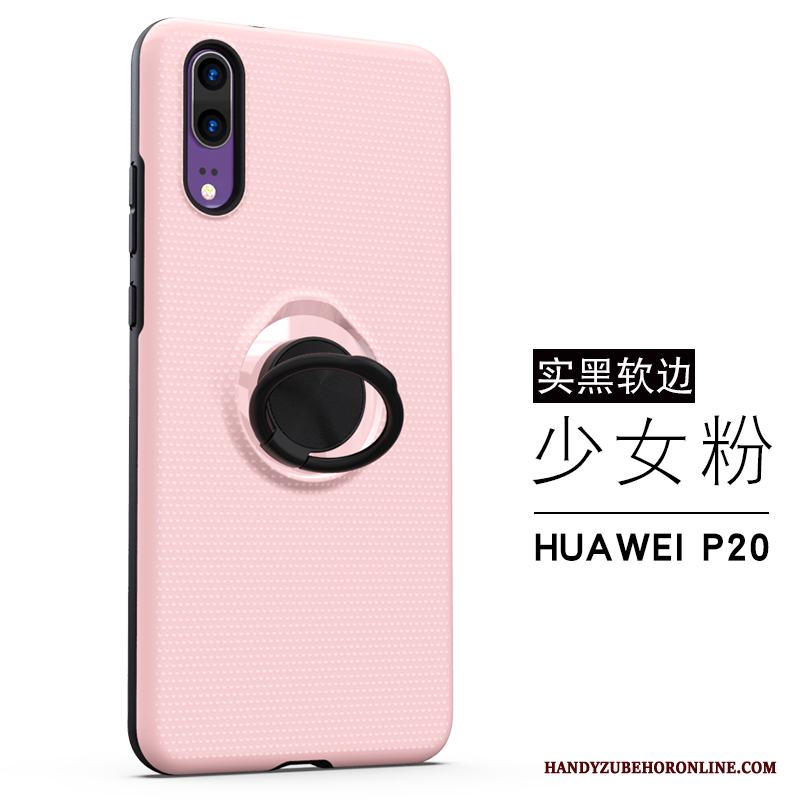 Huawei P20 Ring Vit All Inclusive Fodral Skal Trend Kreativa