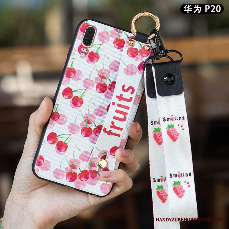 Huawei P20 Skal Mjuk Ungdom Konst Nubuck Fallskydd Personlighet Liten