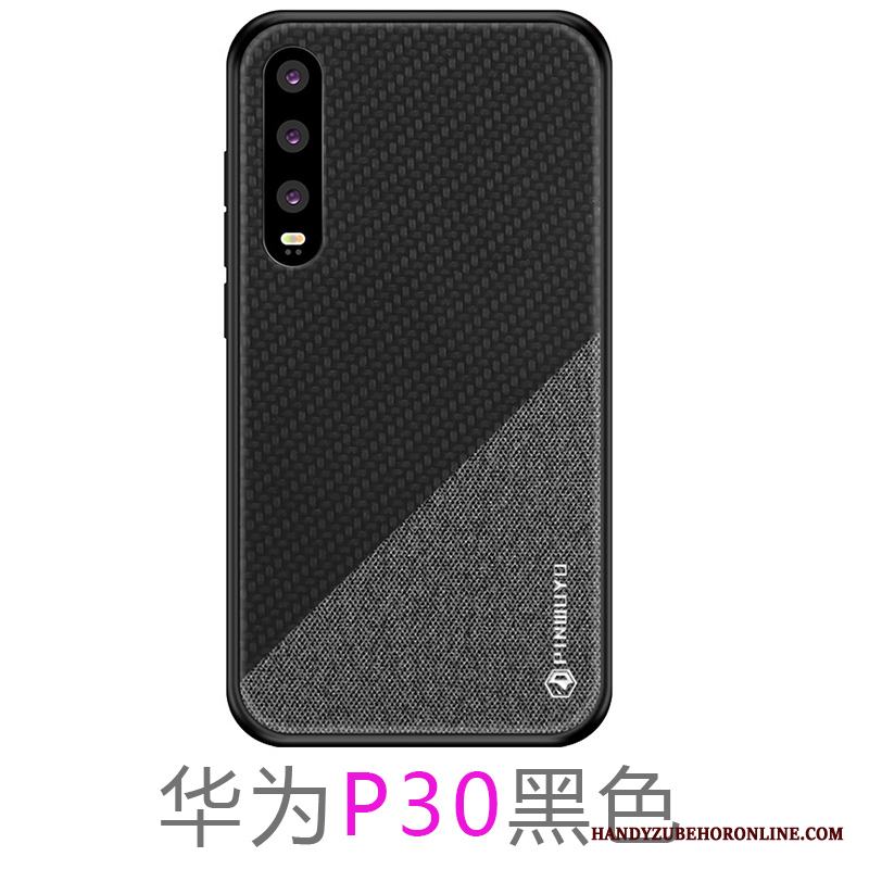 Huawei P30 Fodral Par Skal Telefon Trend Skydd Slim Nubuck