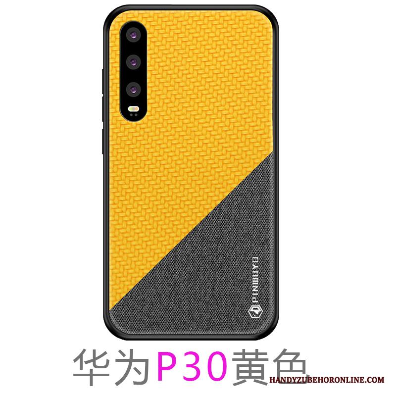 Huawei P30 Fodral Par Skal Telefon Trend Skydd Slim Nubuck