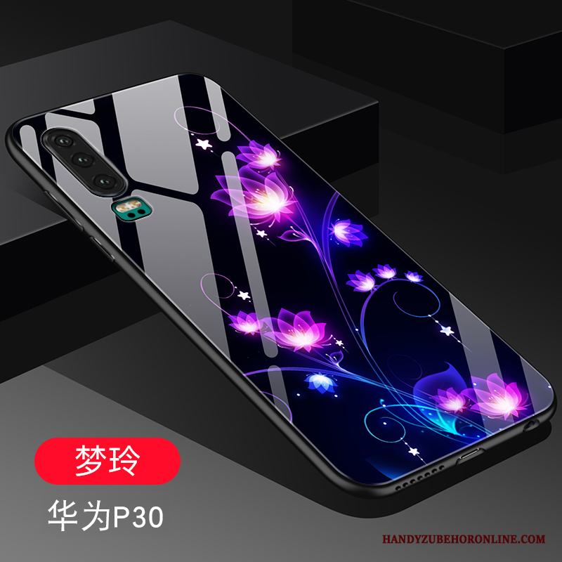 Huawei P30 Kreativa All Inclusive Skal Telefon Fodral Trend Varumärke Glas Spegel