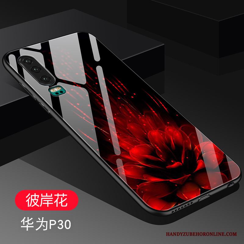 Huawei P30 Kreativa All Inclusive Skal Telefon Fodral Trend Varumärke Glas Spegel