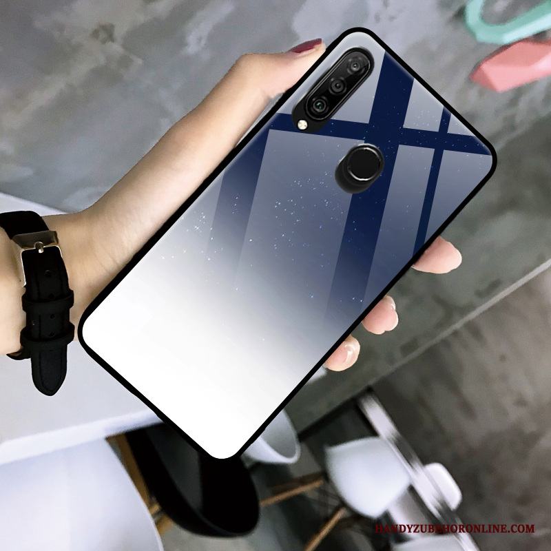 Huawei P30 Lite Fodral Kreativa Gradient Mode Glas Blå Skal Telefon