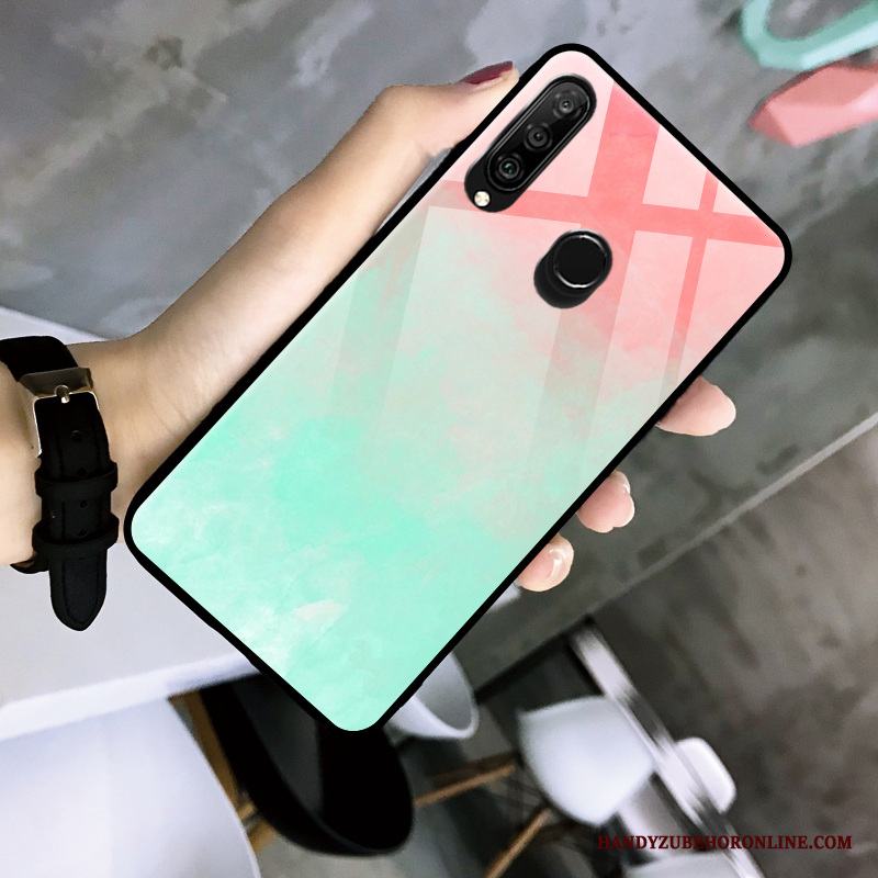 Huawei P30 Lite Fodral Kreativa Gradient Mode Glas Blå Skal Telefon