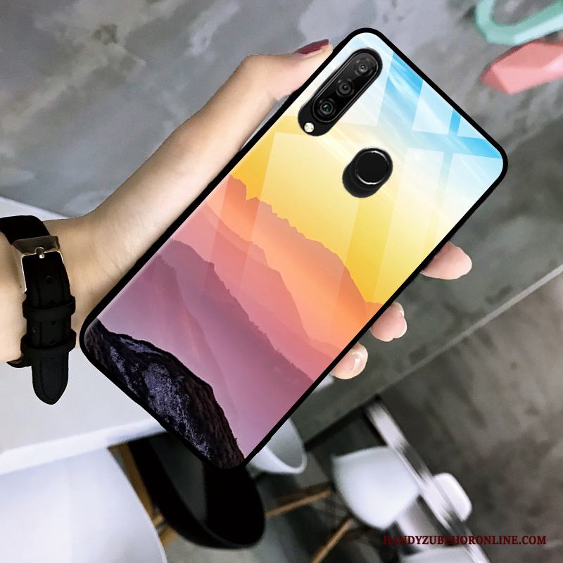 Huawei P30 Lite Fodral Kreativa Gradient Mode Glas Blå Skal Telefon