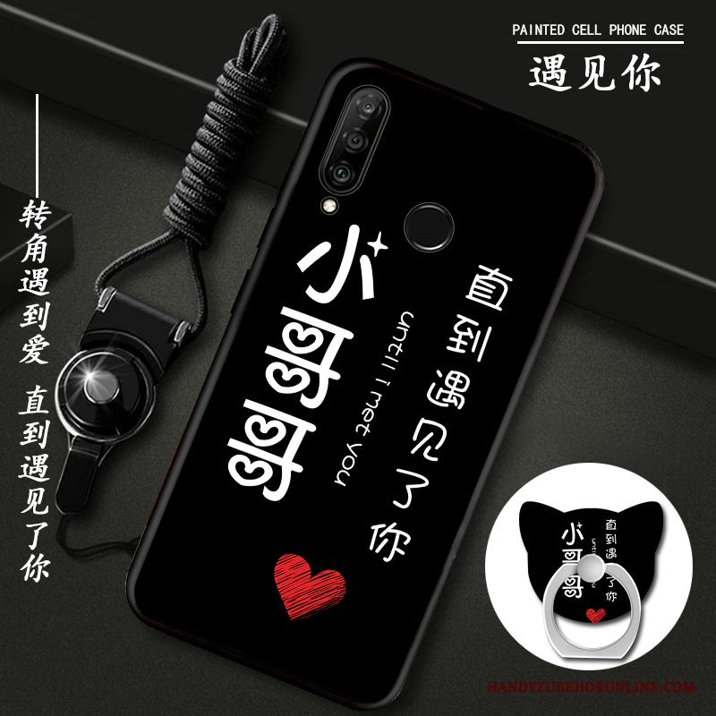 Huawei P30 Lite Hängsmycken Skal Mjuk Trend Tecknat Fallskydd Personlighet