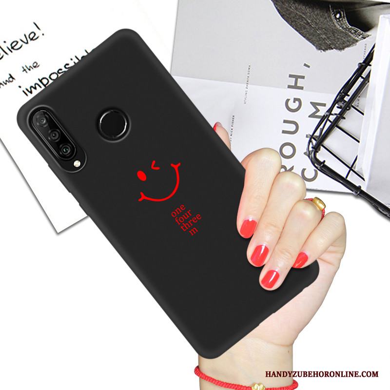 Huawei P30 Lite Personlighet Skydd Fodral Skal Telefon Svart