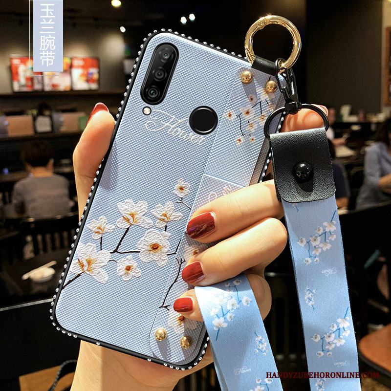 Huawei P30 Lite Skal Telefon Skydd Mjuk Hängsmycken Lång Fallskydd Fodral