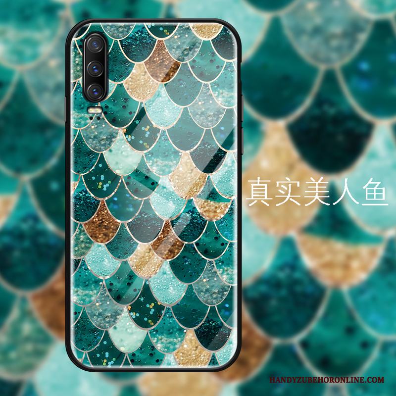 Huawei P30 Lyxiga Kreativa Personlighet Fodral Skal Telefon Härdat Glas Mode