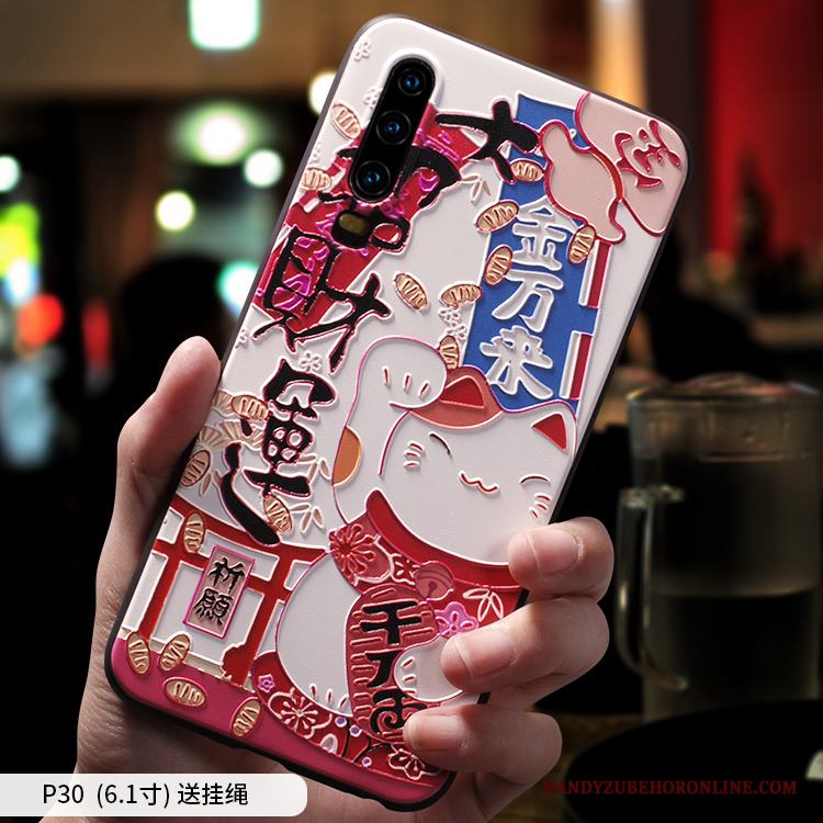Huawei P30 Lätt Och Tunt Skydd Fallskydd Slim Mode Skal Telefon Fodral