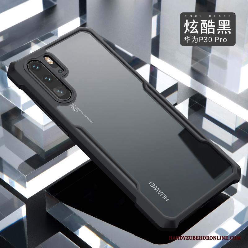 Huawei P30 Pro Mjuk Trend Varumärke Blå Silikon Net Red Skal Telefon Skydd