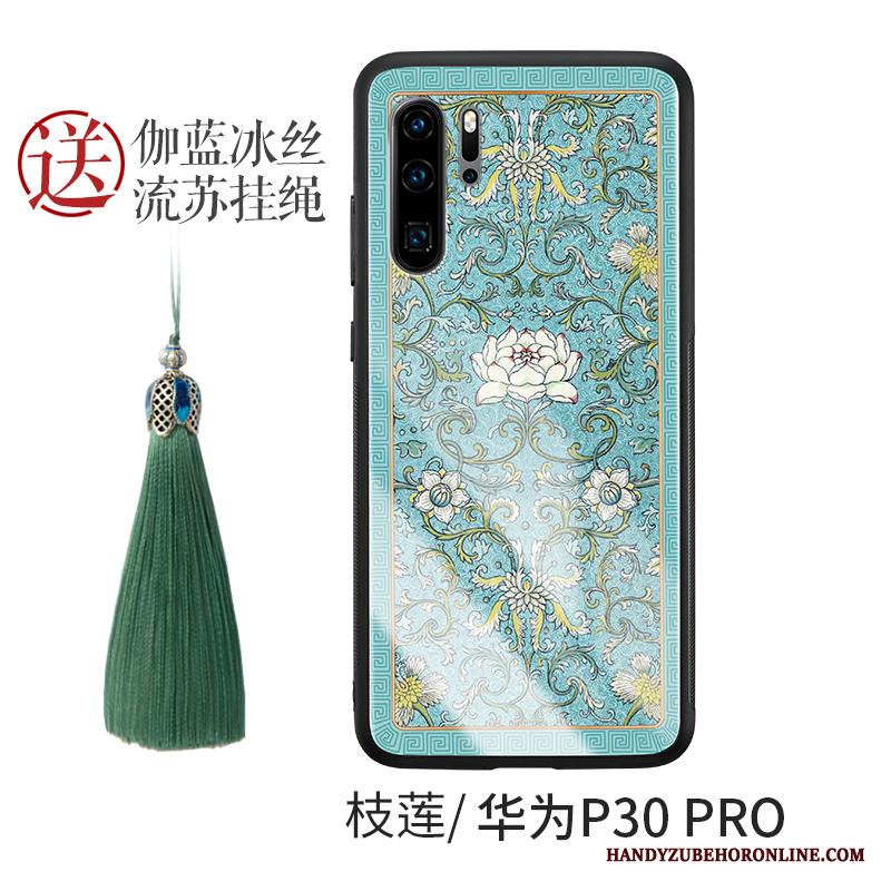 Huawei P30 Pro Silikon Glas Fallskydd Skal Telefon All Inclusive Trend Personlighet