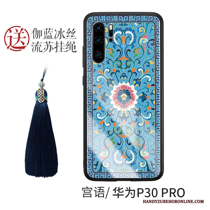 Huawei P30 Pro Silikon Glas Fallskydd Skal Telefon All Inclusive Trend Personlighet